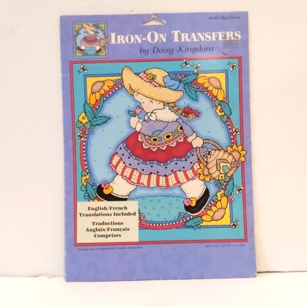 𝅺2/$20 iron on transfer #6465 Bee Sweet